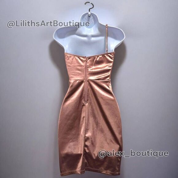 Windsor One-Shoulder Stain Bodycon Dress(C021)-Size S for Women - Picture 4 of 13